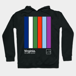 Viriginia State Flag // Original State Flag Colors Design Hoodie